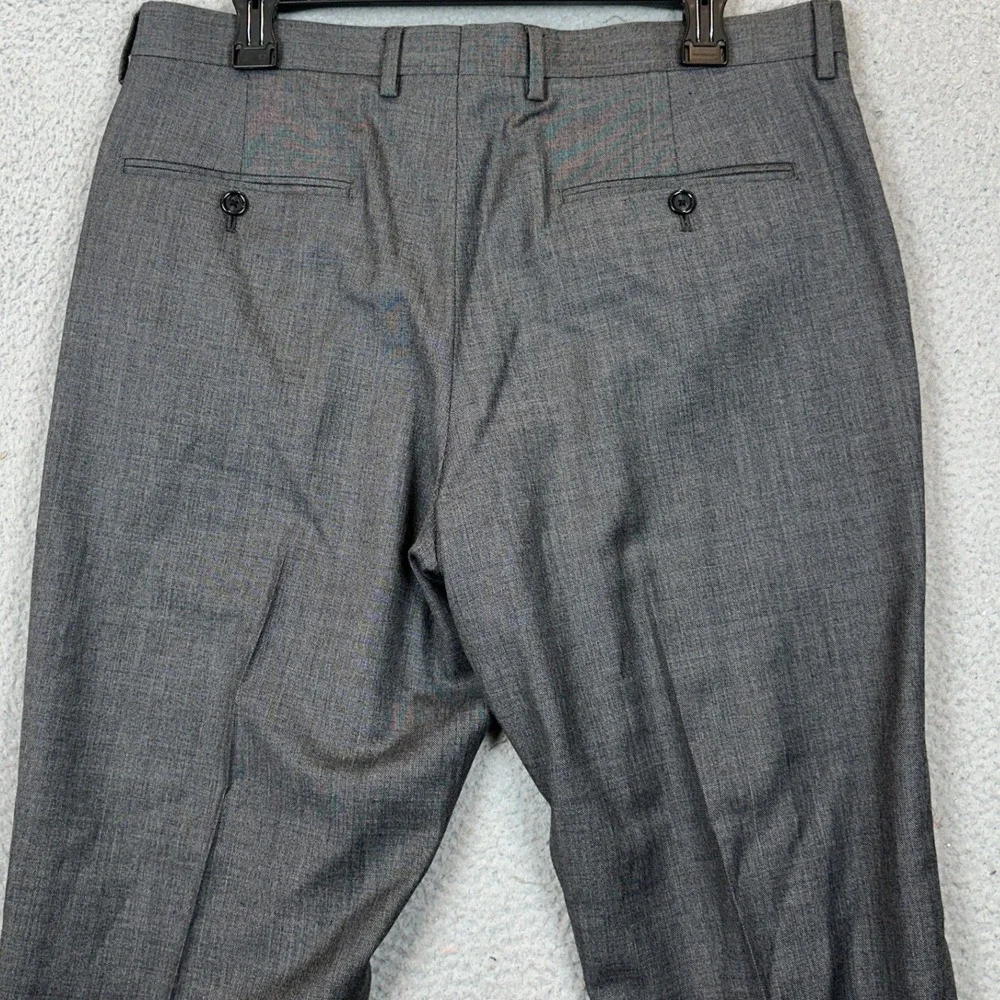 J Crew Wool Suit Pants Mens 40L 33X32 Ludlow Dark Grey Tollegno 1900 2 Piece Set
